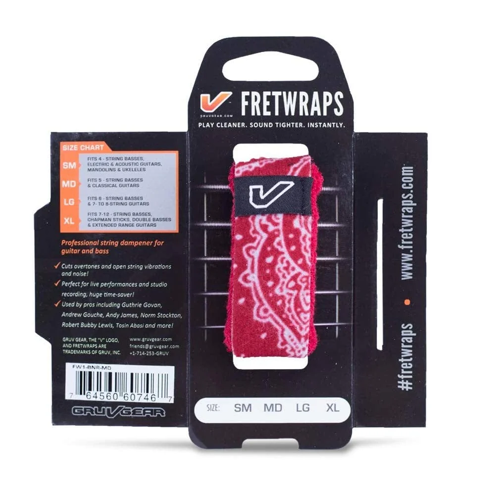 Gruv Gear FW1 BNR Bandana Fret Wraps String Muter - Image 2