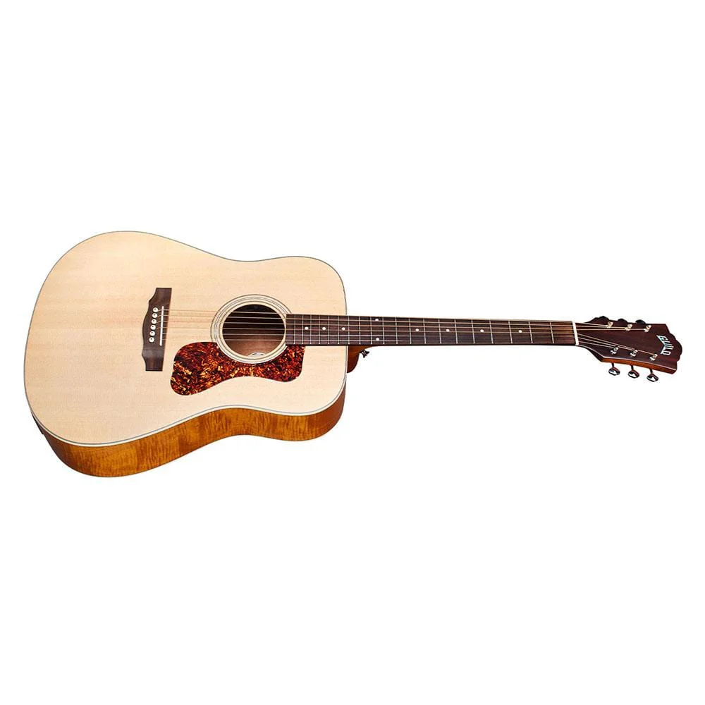 Guild D-240E Ltd Flamed Mahogany Electro Acoustic Guitars - Natural - Image 2