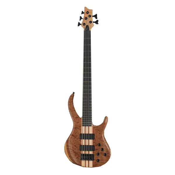 Harley Benton BZ-5000 5 String Electric Bass Guitar - Natural High Gloss