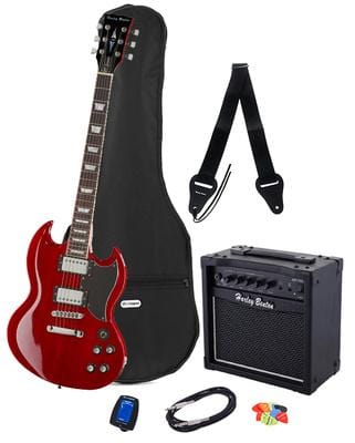 Harley Benton DC-580 CH Vintage Serie Bundle