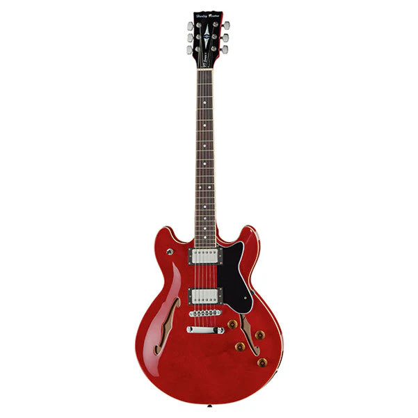 Harley Benton HB-35 Vintage Series Semi Hollow Electric Guitar - Image 4