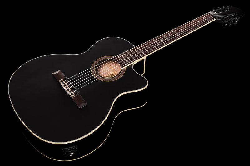 Harley Benton Santos Series C-40SCE BK - Image 11