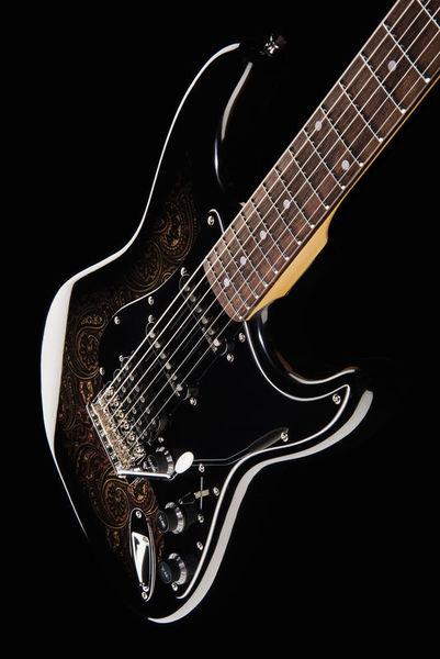 Harley Benton ST-70 Black Paisley - Image 10