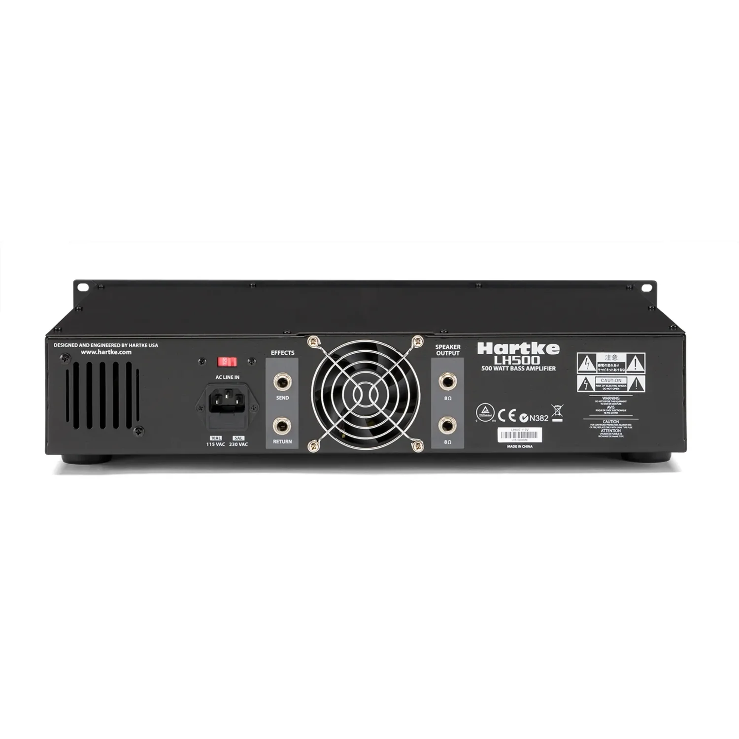 Hartke LH500 500 Watt Bass Amplifier Head - Image 2