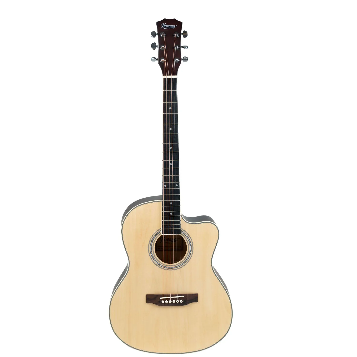 Havana 39" Cutaway 6 String Acoustic Guitar - Image 14