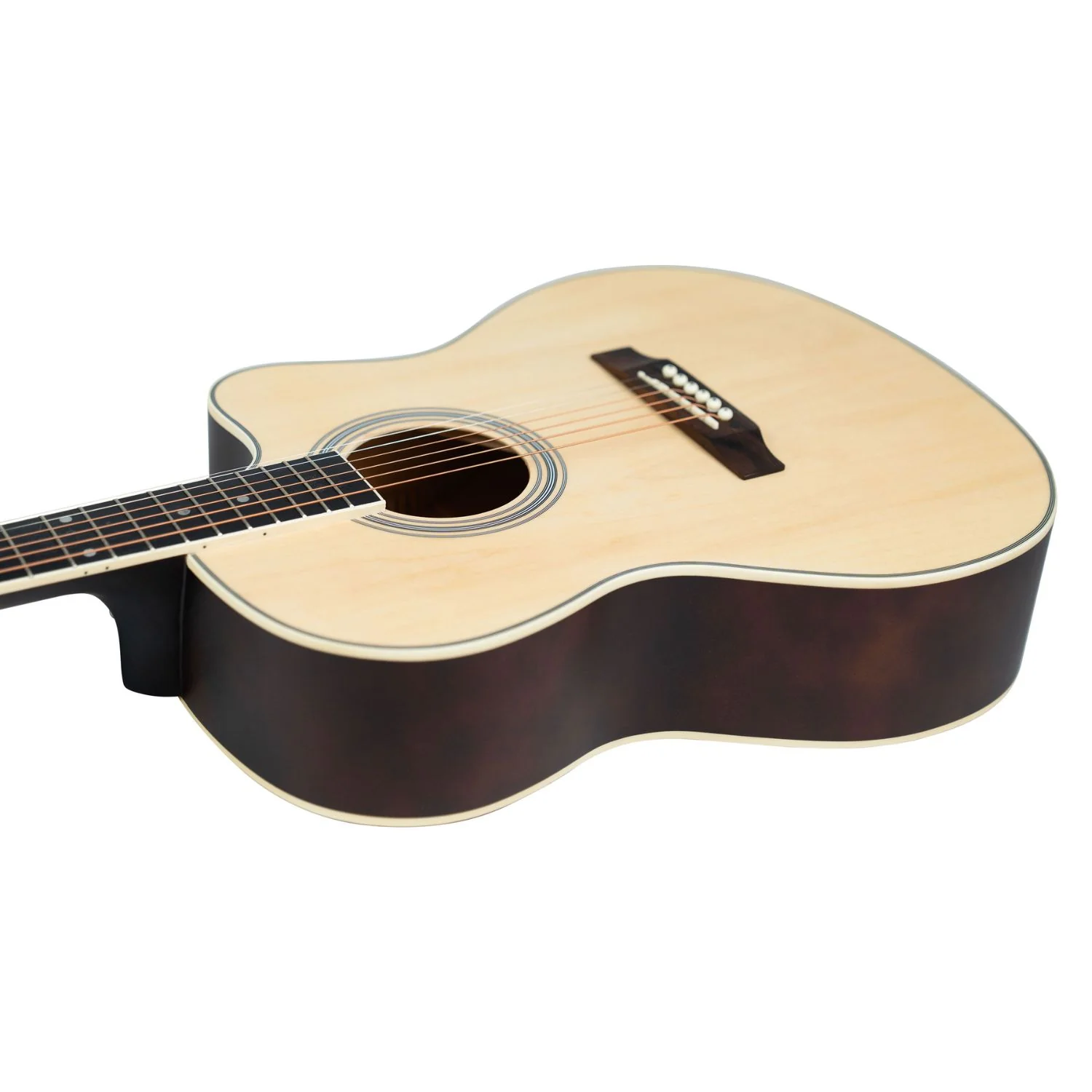 Havana 39" Cutaway 6 String Acoustic Guitar - Image 16