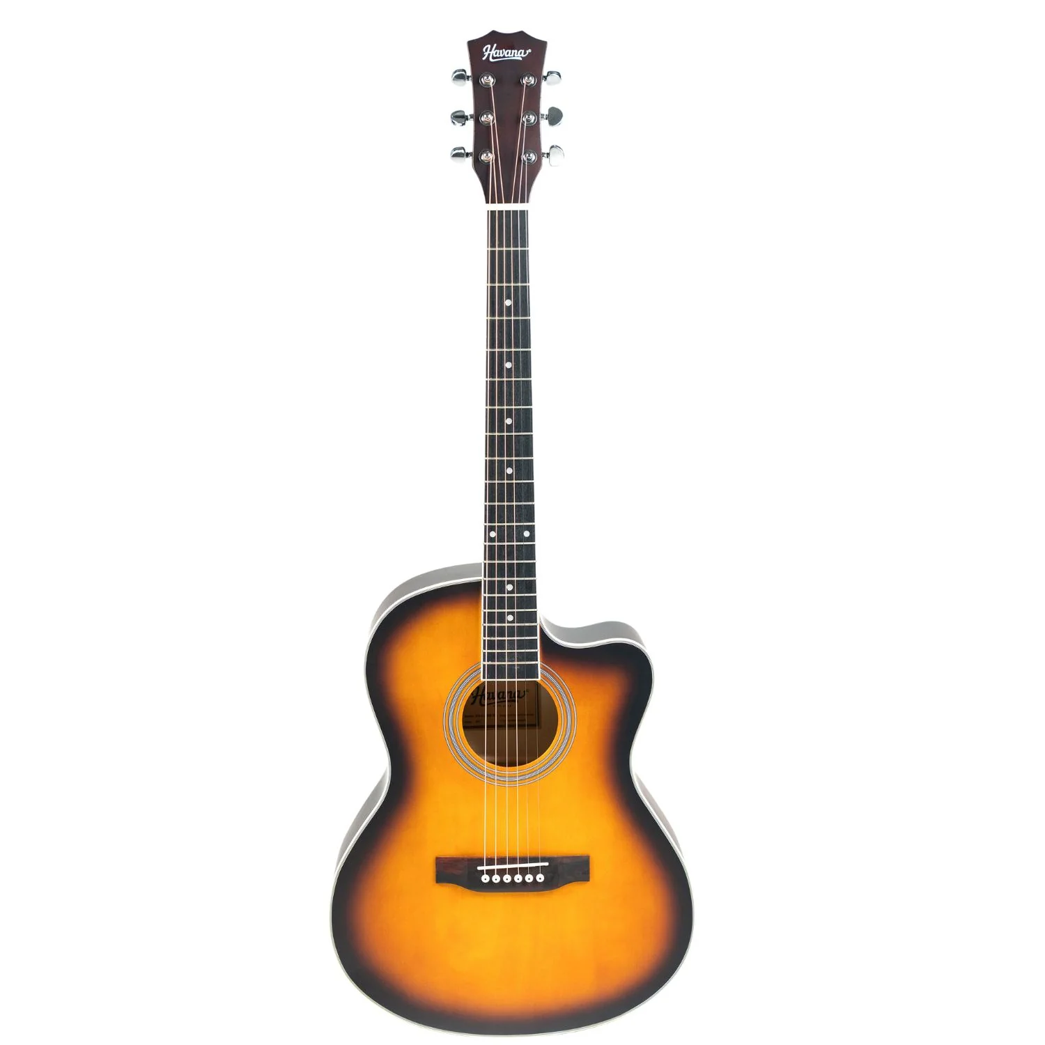 Havana 39" Cutaway 6 String Acoustic Guitar - Image 25
