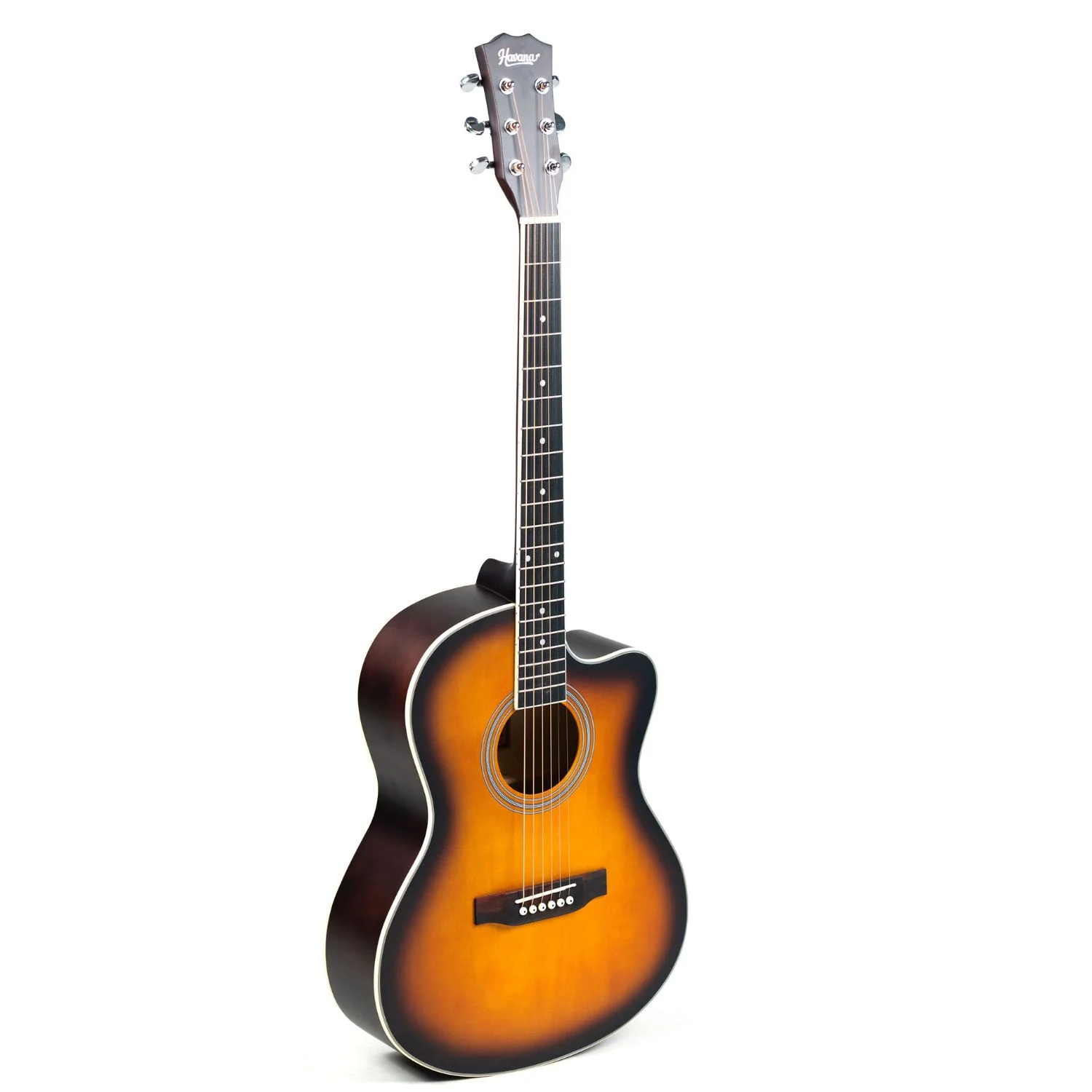 Havana 39" Cutaway 6 String Acoustic Guitar - Image 29