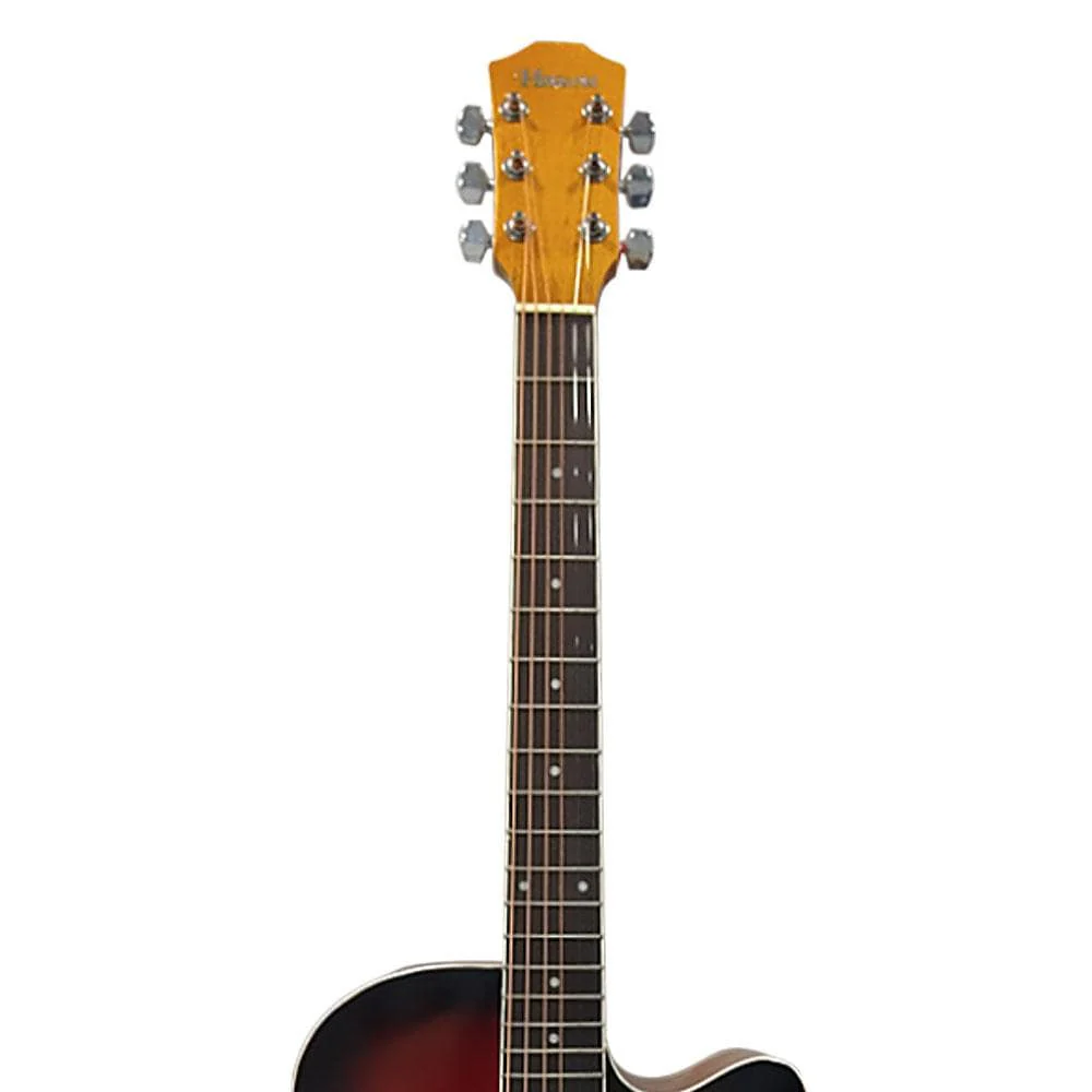 Havana 39inch Cutaway Electro Acoustic Guitar with 5 Band EQ & GT-3 Tuner - Image 4