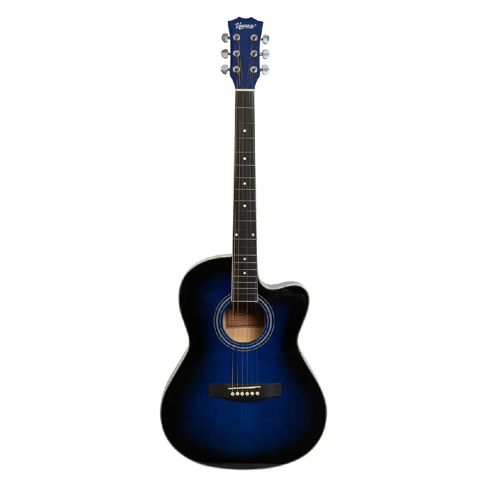 Havana HAC 39' Cutaway 6 String Acoustic Guitar - Image 3