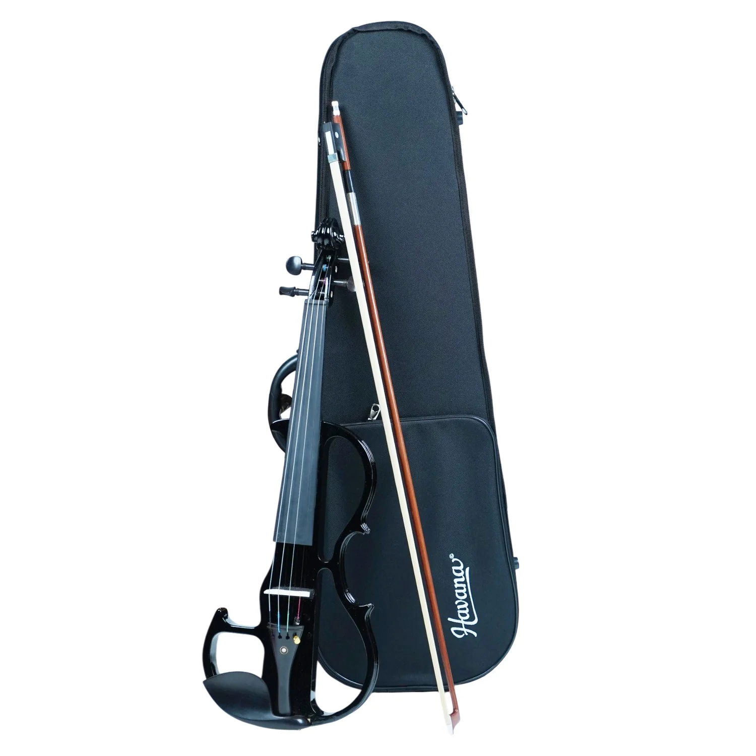 Havana MEV1015 Electric Violin Outfit with Case and Bow - Image 8