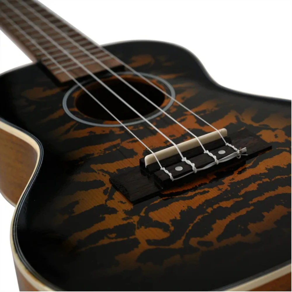 Havana QUK24 Tiger Flame Concert Ukulele - Image 4