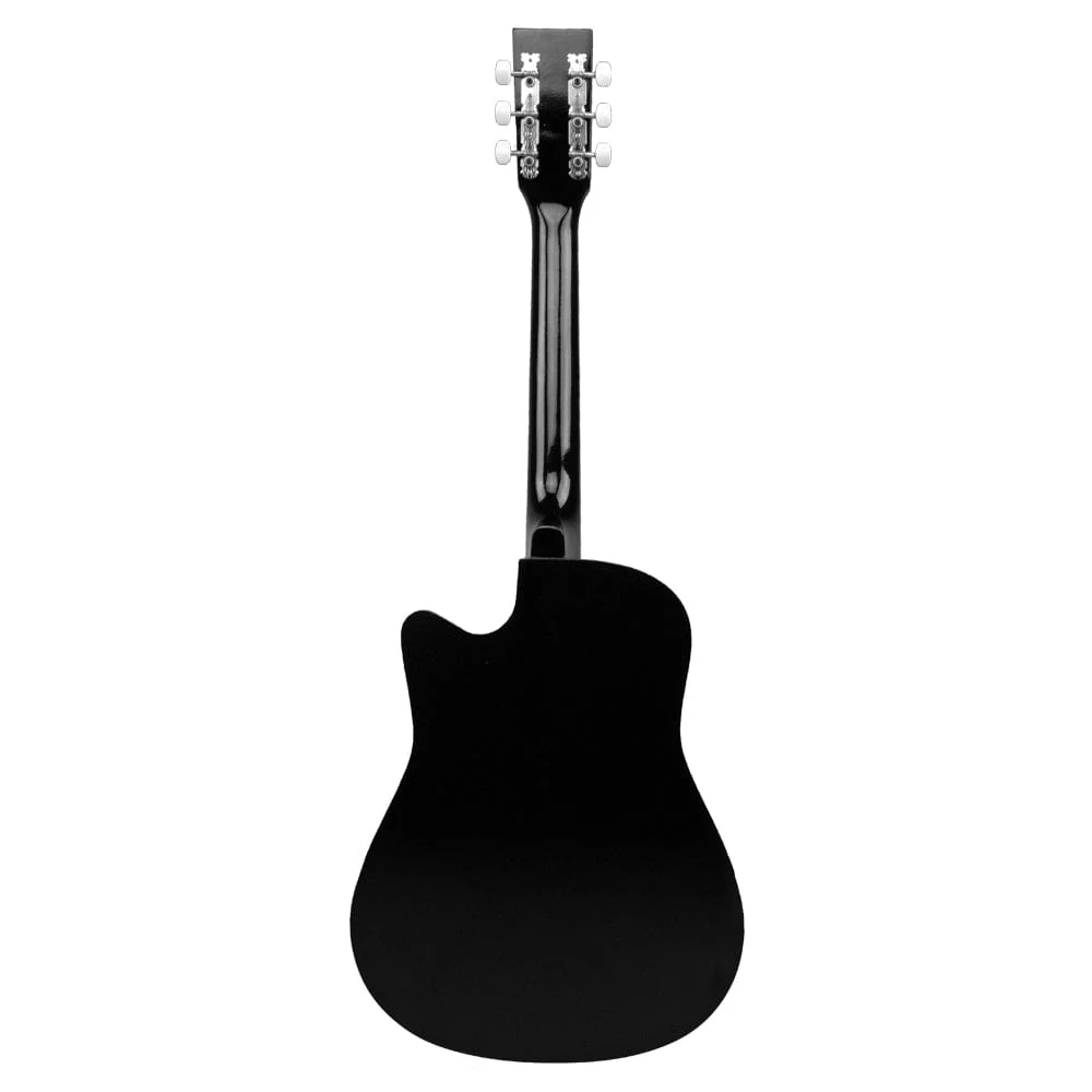 Henrix 38C 38 Inch Cutaway Acoustic Guitar with Dual Action Truss Rod, Gigbag, Picks, String Set, Strap, Cloth & Ebook - Image 78