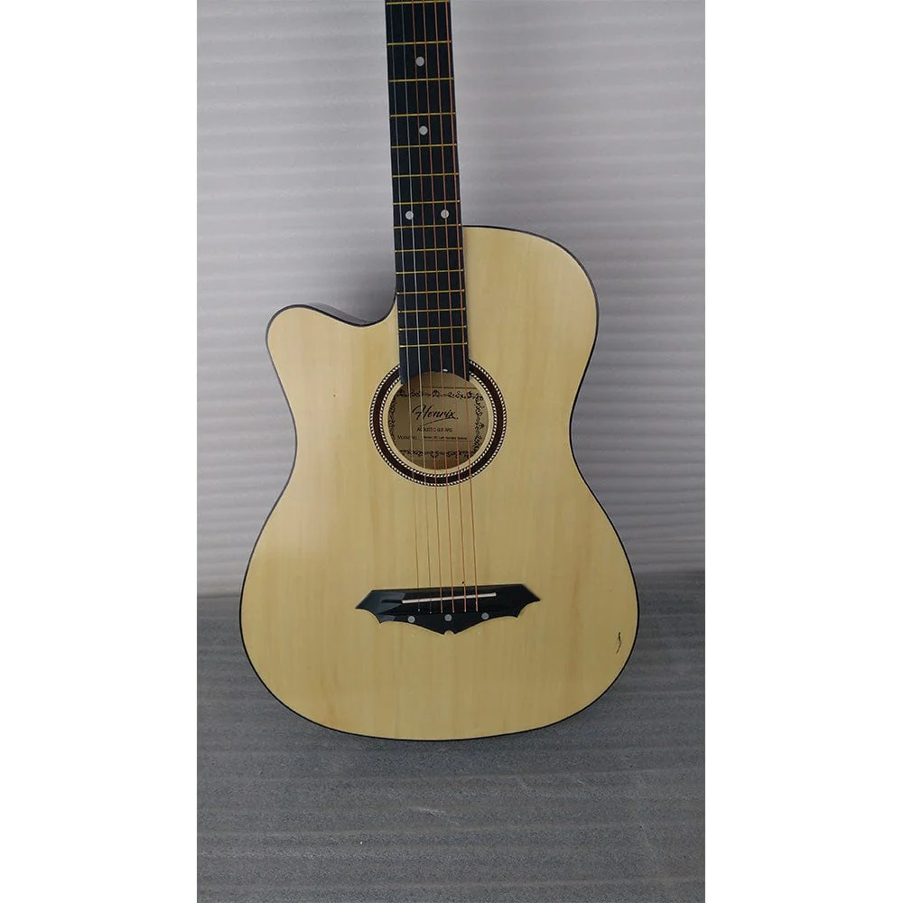 Henrix 38C Cutaway Left-Handed Acoustic Guitar - Open Box B Stock - Image 100