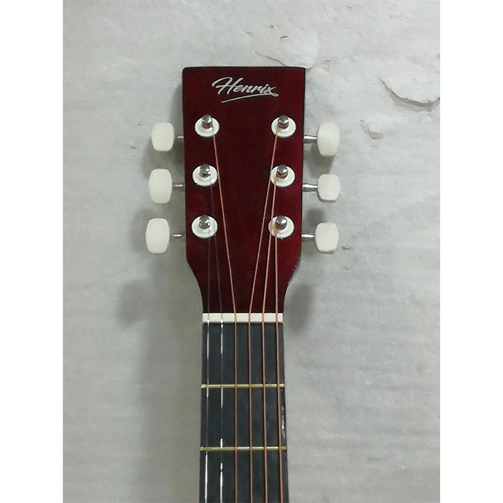 Henrix 38C Cutaway Left-Handed Acoustic Guitar - Open Box B Stock - Image 46