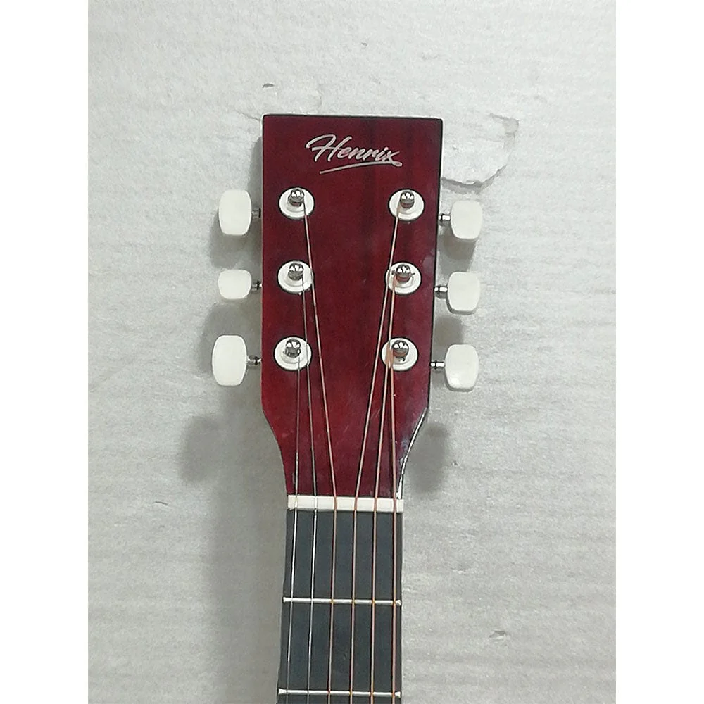 Henrix 38C Cutaway Left-Handed Acoustic Guitar - Open Box B Stock - Image 75