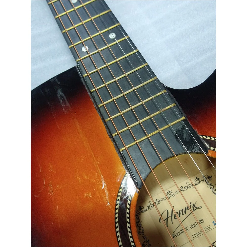 Henrix 38C Cutaway Acoustic Guitar - Open Box B Stock - Image 46