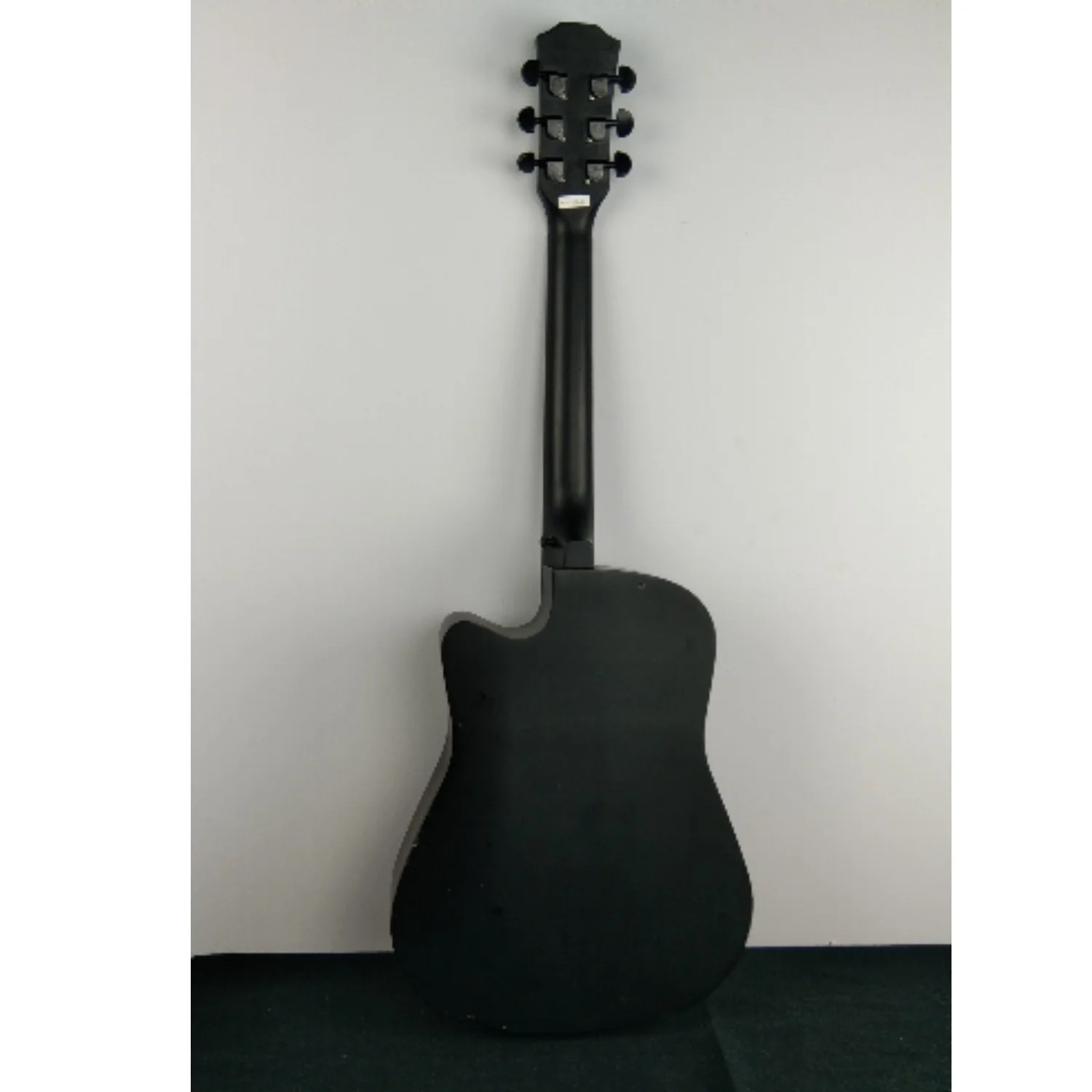 Henrix 38C Cutaway Acoustic Guitar - Black - Open Box B Stock - Image 4