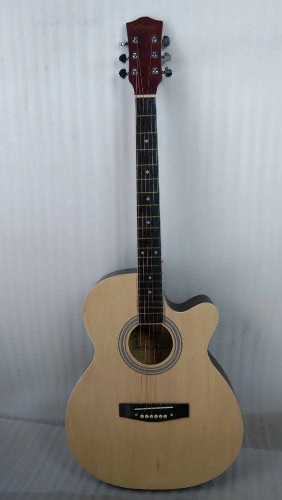 Henrix 40C 40-Inch Cutaway Acoustic Guitar - Open Box B Stock - Image 6