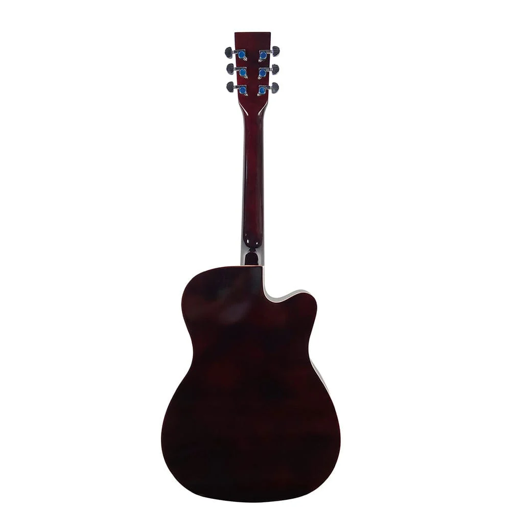 Henrix PRO 38C 38 Inch 6 String Cutaway Acoustic Guitar - Image 14