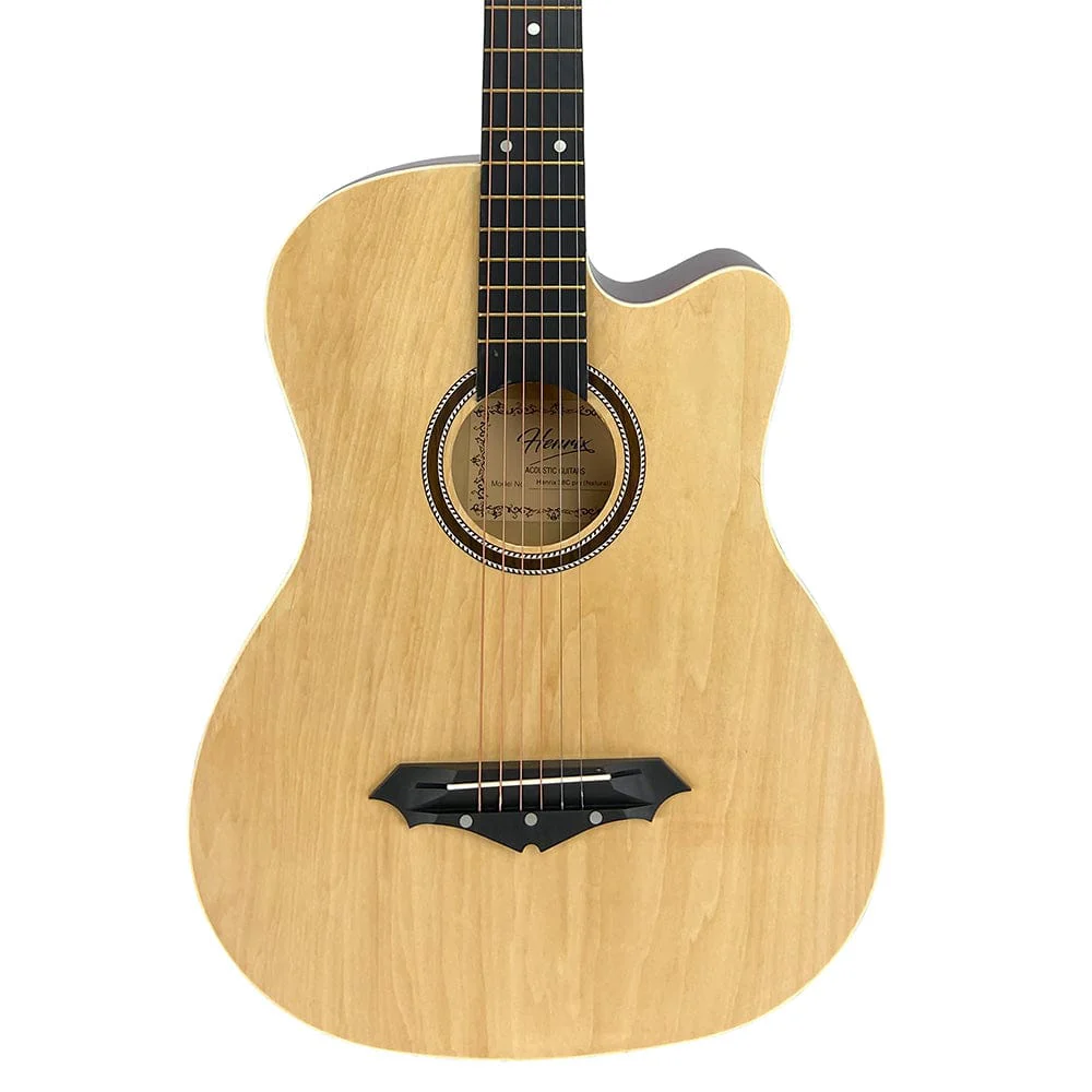 Henrix PRO 38C 38 Inch 6 String Cutaway Acoustic Guitar - Image 20