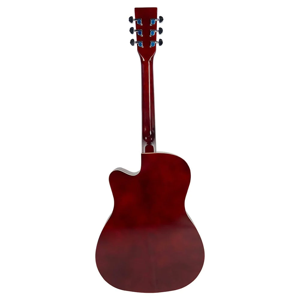 Henrix PRO 38C 38 Inch 6 String Cutaway Acoustic Guitar - Image 26