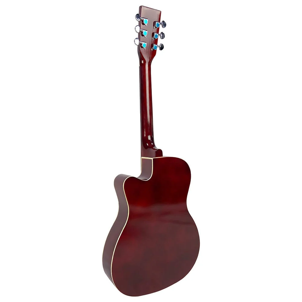 Henrix PRO 38C 38 Inch 6 String Cutaway Acoustic Guitar - Image 28