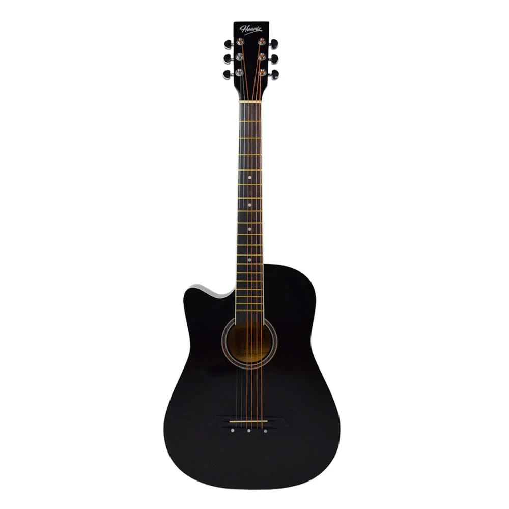 Henrix PRO 38C 38 Inch 6 String Cutaway Acoustic Guitar - Image 53