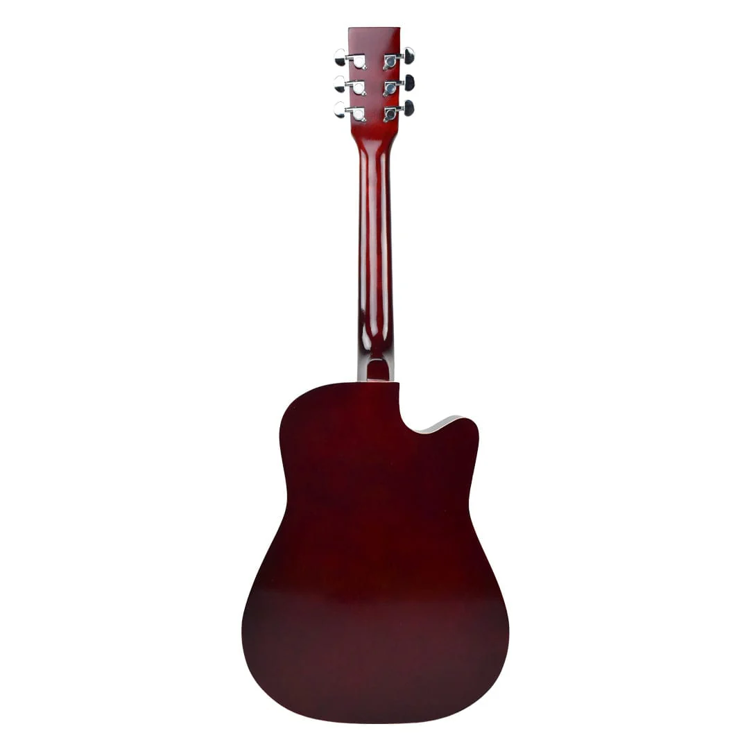 Henrix PRO 38C 38 Inch 6 String Cutaway Acoustic Guitar - Image 67