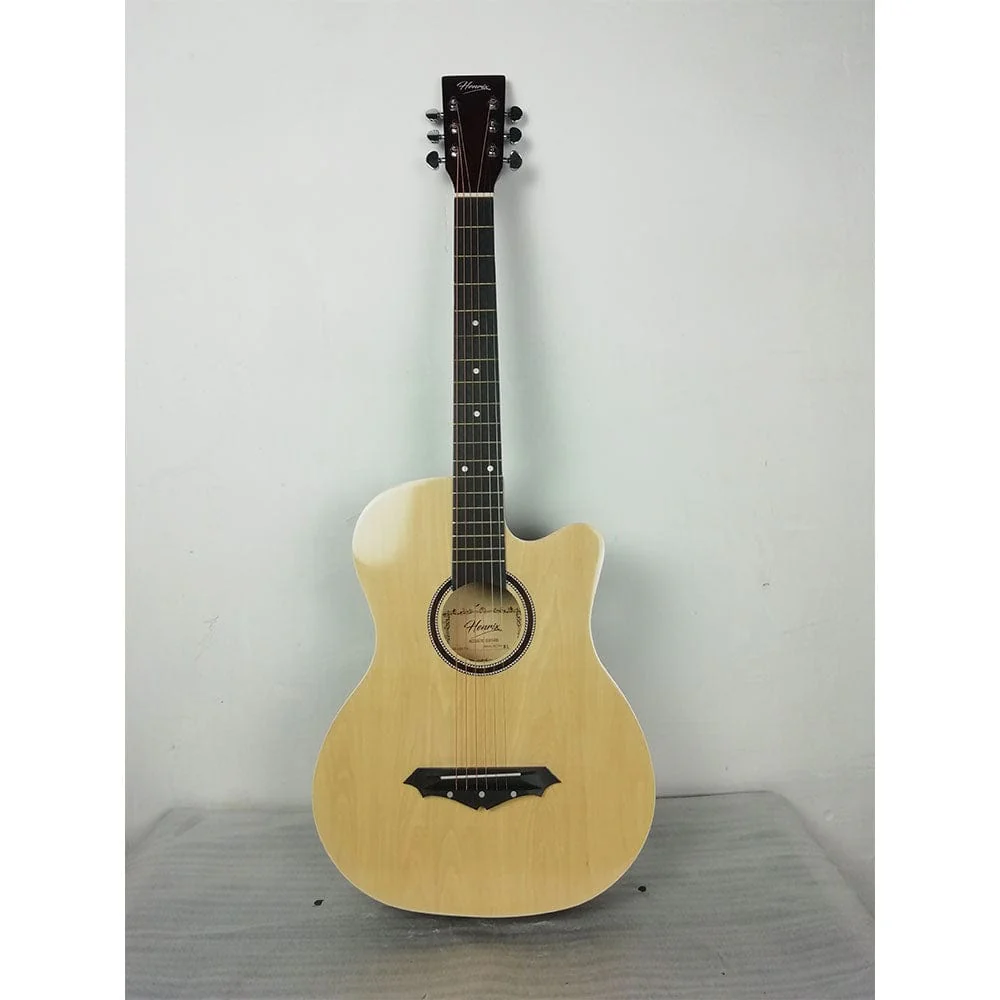 Henrix PRO 38 Inch 6 String Cutaway Acoustic Guitar - Open Box B Stock - Image 16