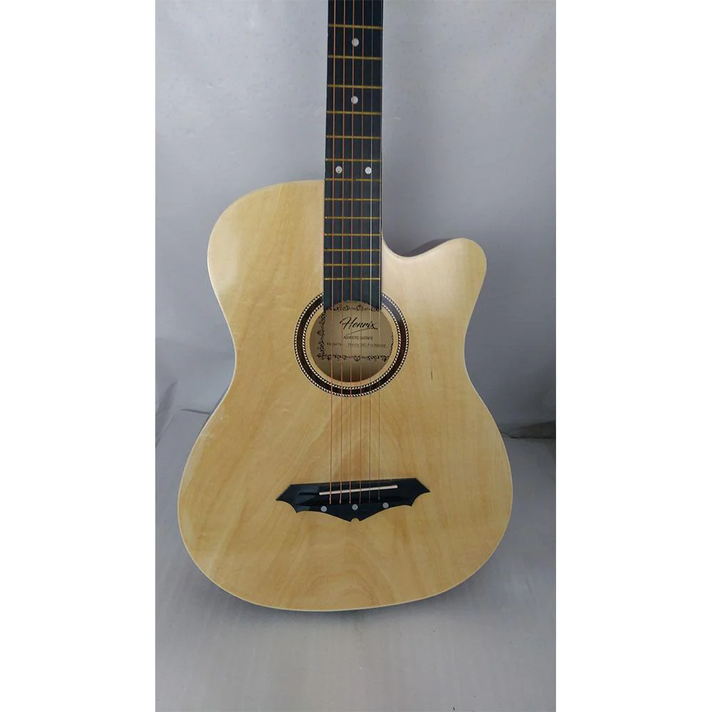 Henrix PRO 38 Inch 6 String Cutaway Acoustic Guitar - Open Box B Stock - Image 2