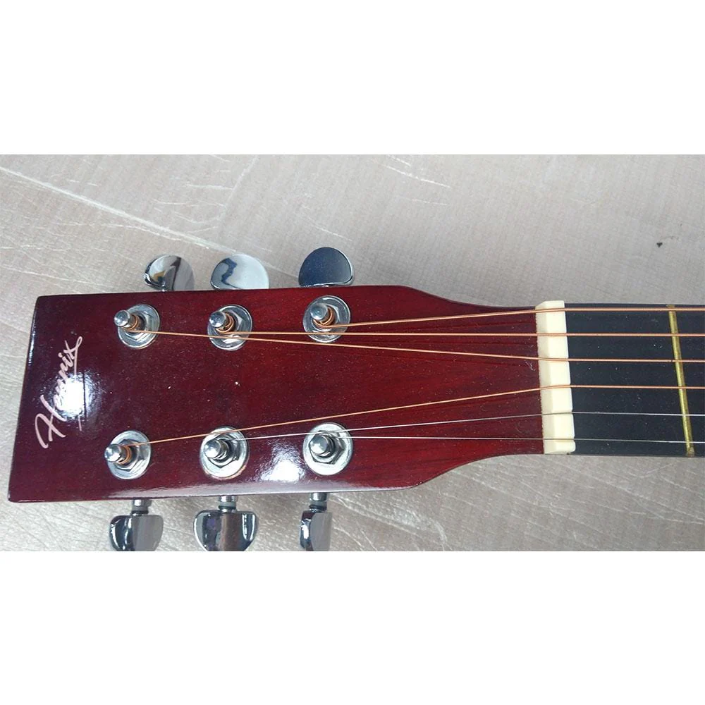 Henrix 38C Cutaway Acoustic Guitar - Left Handed - Open Box B Stock - Image 4