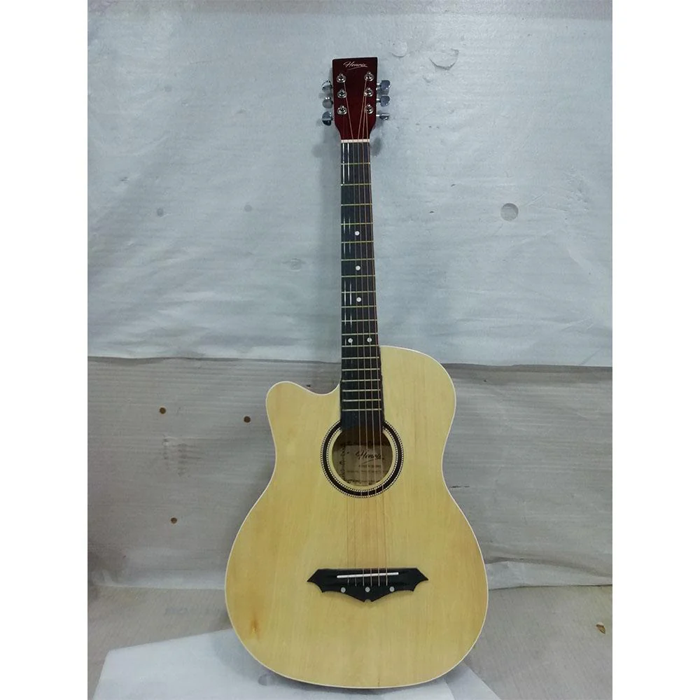 Henrix 38C Cutaway Acoustic Guitar - Left Handed - Open Box B Stock - Image 7