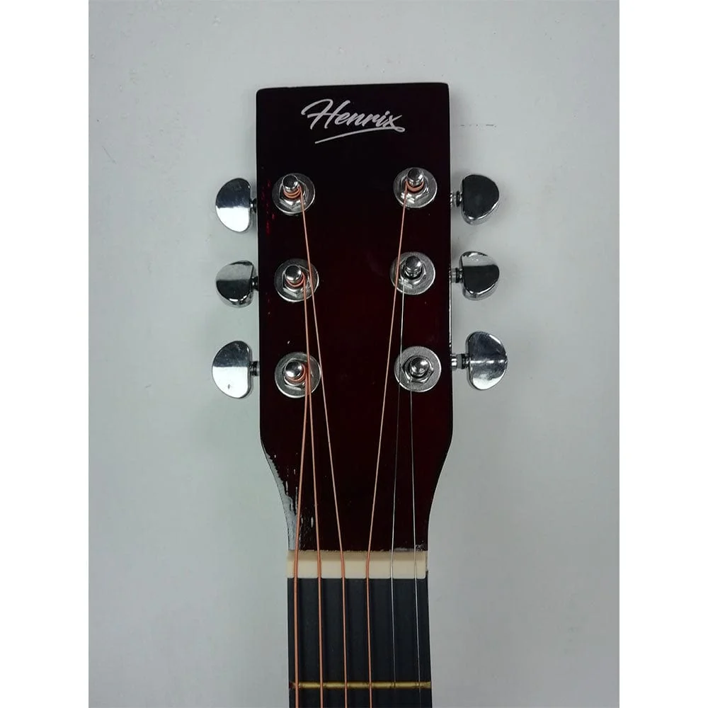 Henrix PRO 38 Inch 6 String Cutaway Acoustic Guitar - Open Box B Stock - Image 31