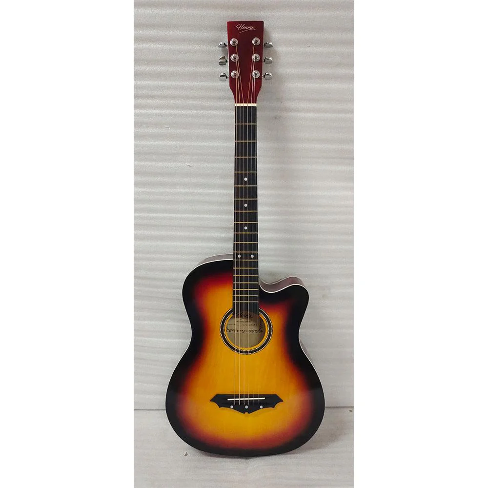 Henrix 38C Cutaway Acoustic Guitar - Open Box B Stock - Image 11