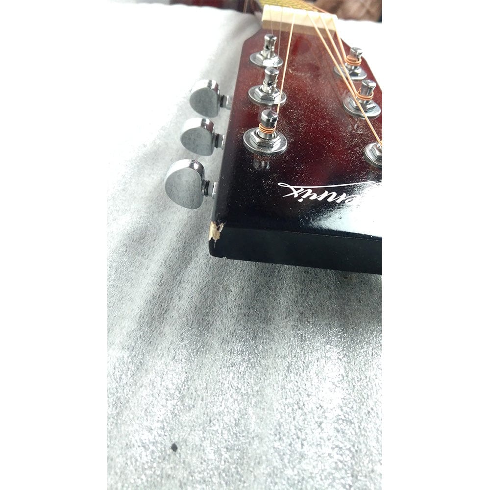 Henrix 38C Cutaway Acoustic Guitar - Open Box B Stock - Image 38