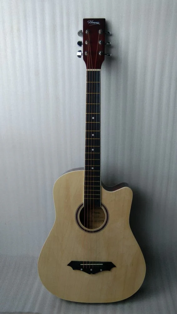 Henrix PRO 38 Inch 6 String Cutaway Acoustic Guitar - Open Box B Stock - Image 64