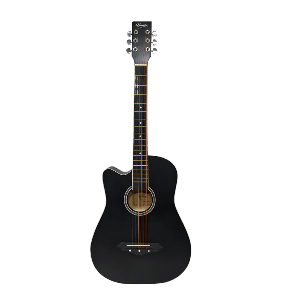 Henrix PRO 38C 38 Inch 6 String Cutaway Acoustic Guitar - Image 89