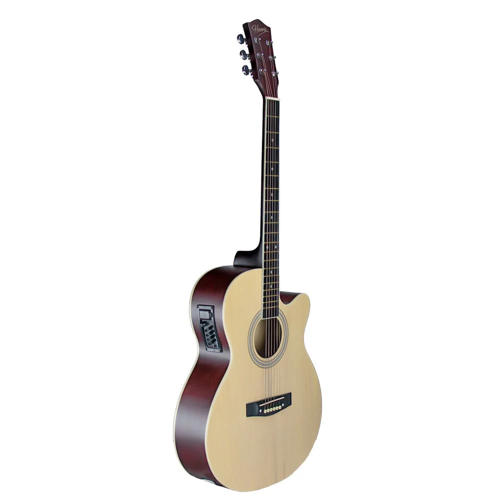Henrix PRO 40CE 40-Inch 6 String Cutaway Electro-Acoustic Guitar Kit - Image 3