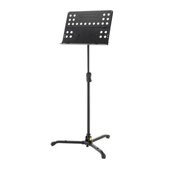 Hercules BS311B Music Stand With Perforated Foldable Desk
