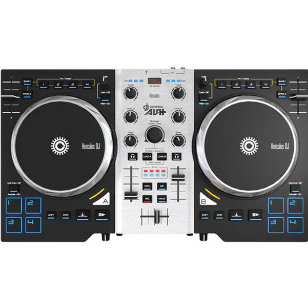 Hercules DJ Control AIR+ S Series 2-Channel USB DJ Controller with Software