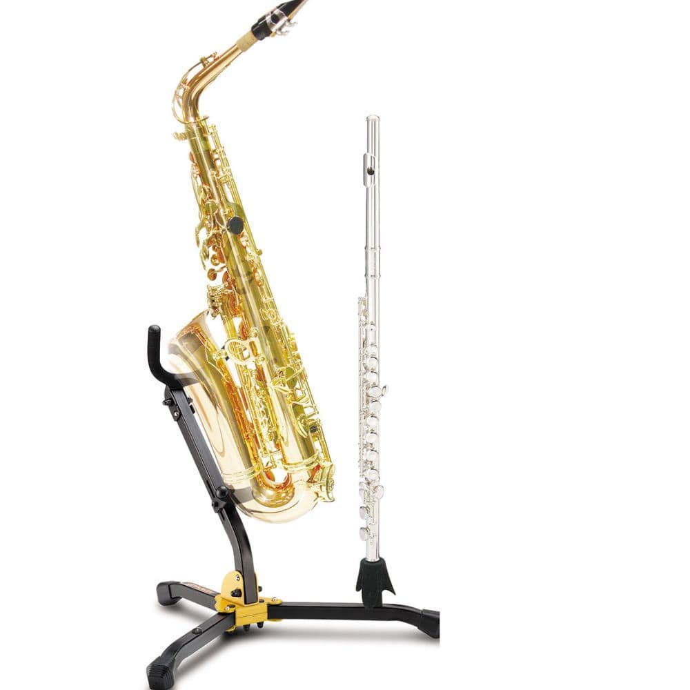 Hercules DS532BB Alto / Tenor Saxophone and Flute / Clarinet Stand with Bag - Image 2