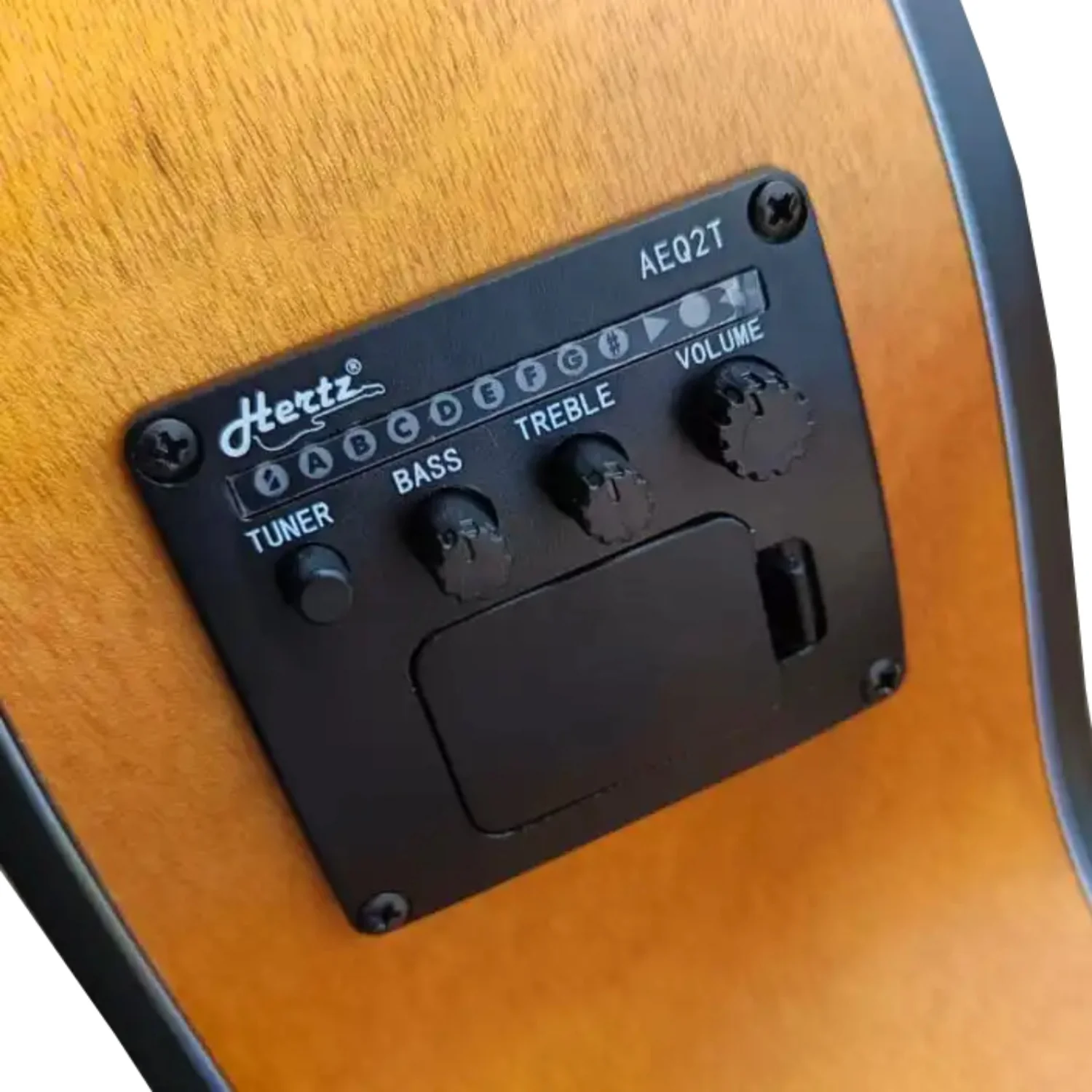 Hertz HZA-3900 6 String Electro Acoustic Guitar - Image 4
