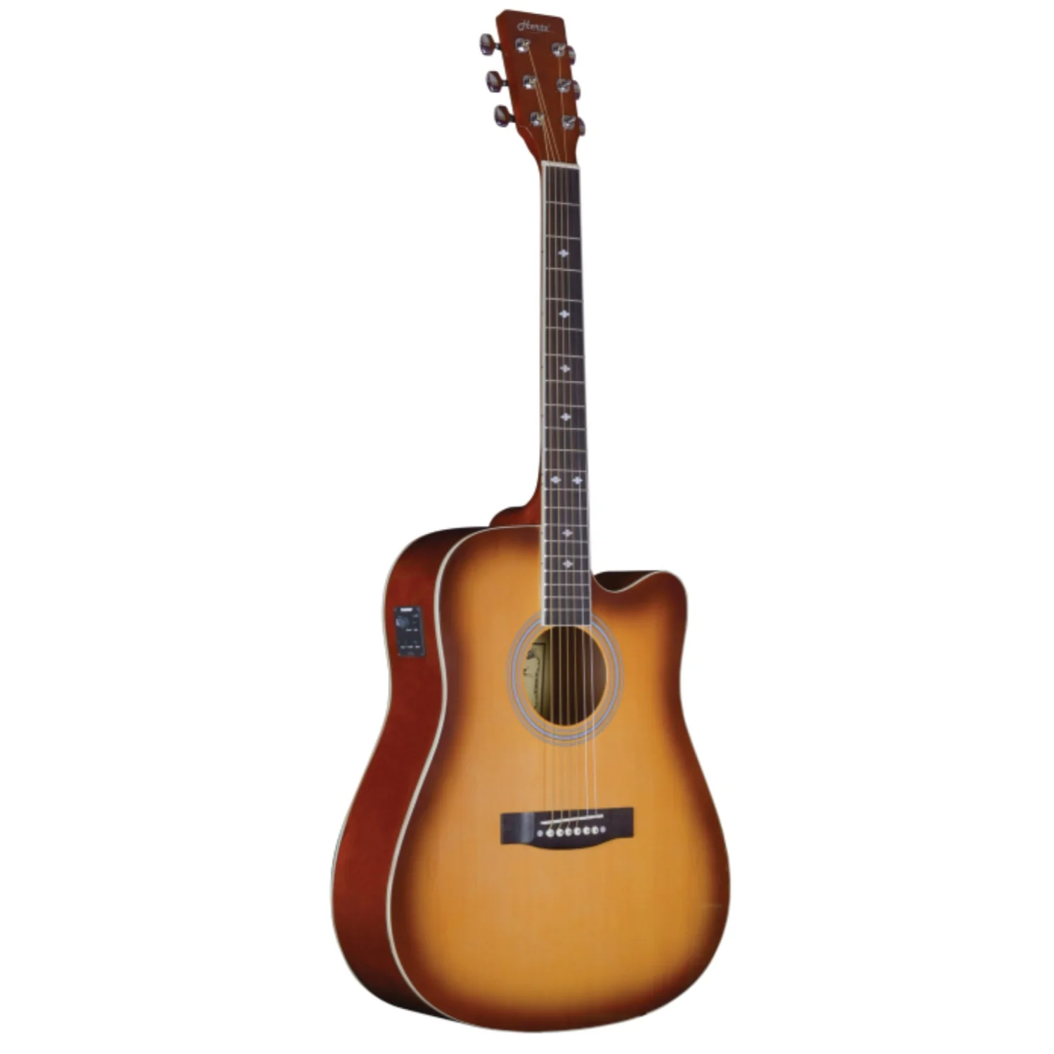 Hertz HZA-5900 6 String Electro Acoustic Guitar - Image 3