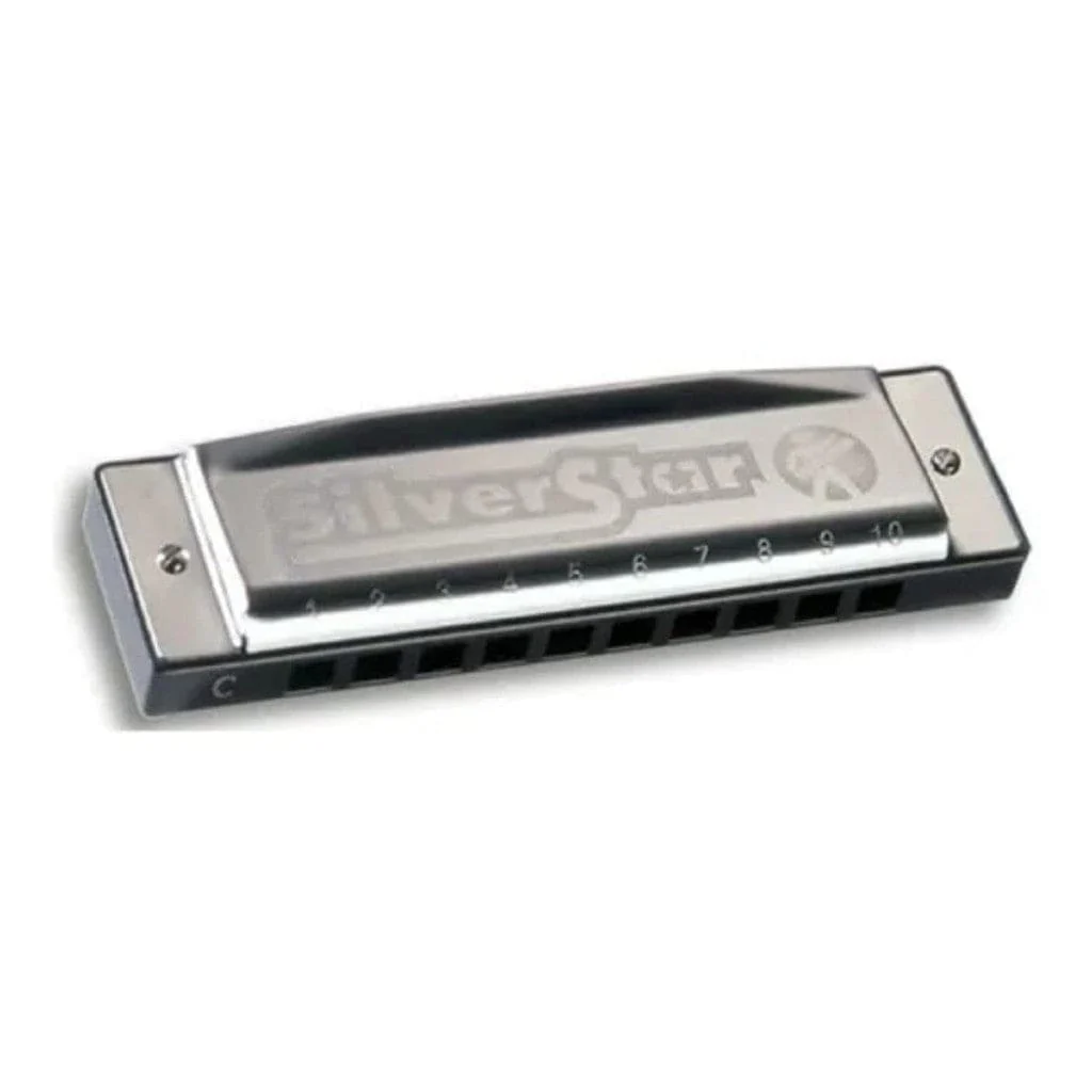 Hohner M50401X Silver Star C-Harmonica - Silver - Image 2