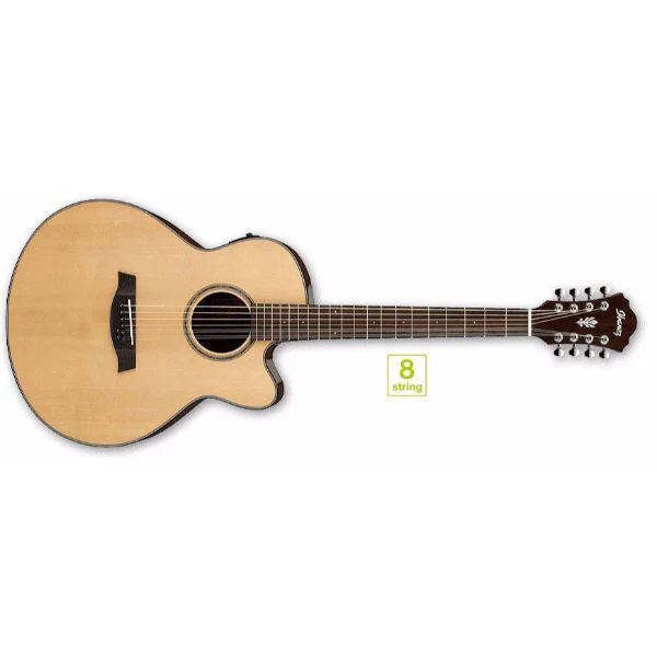 Ibanez AEL108TD 8-String Acoustic Electric Guitar