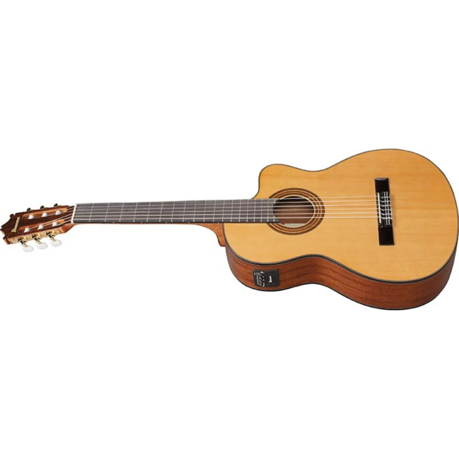 Ibanez GA6CE Classical Series 6 String Electro Acoustic Guitar - Amber - Image 5