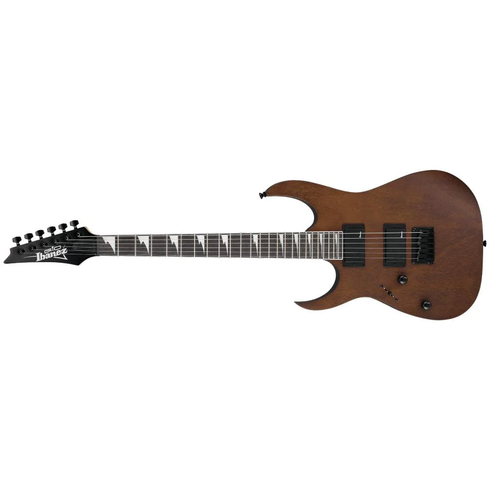 Ibanez GRG121DXL RG Gio Series 6 String Left-Handed Electric Guitar - Walnut Flat