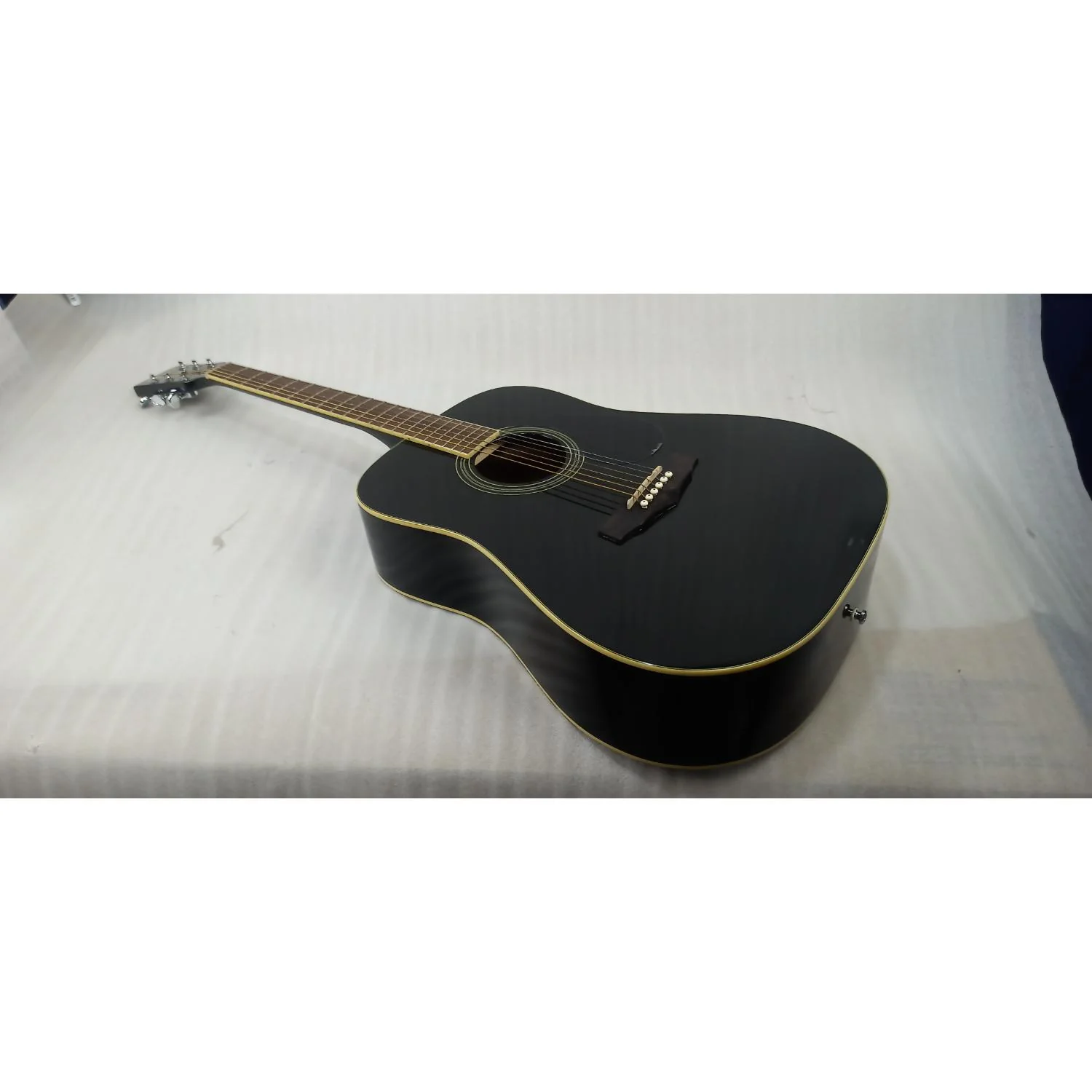 Ibanez PF15 Acoustic Guitar - Black - Open Box B Stock - Image 3