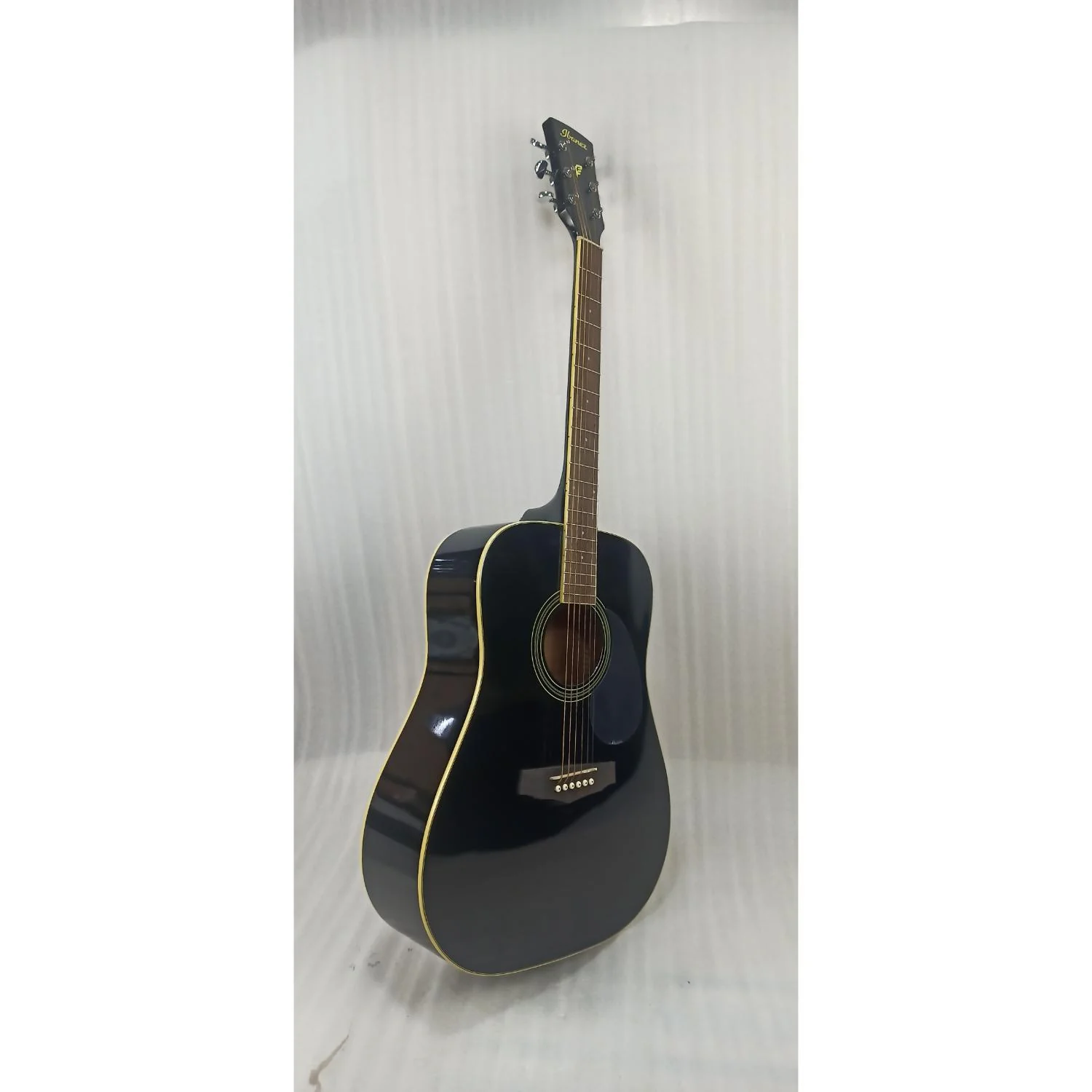 Ibanez PF15 Acoustic Guitar - Black - Open Box B Stock - Image 4